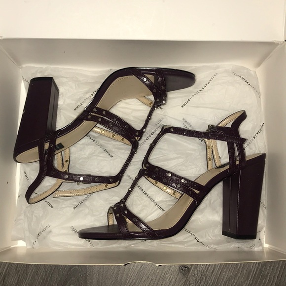 White House Black Market Shoes - Dark purple heels
